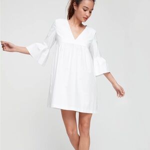 Aritzia Sunday Best Bell Sleeve Babydoll Dress